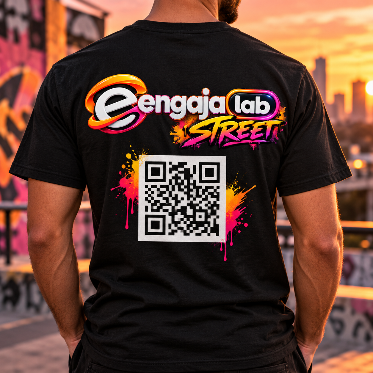 Arte publicitária Engaja Street: Em roupa